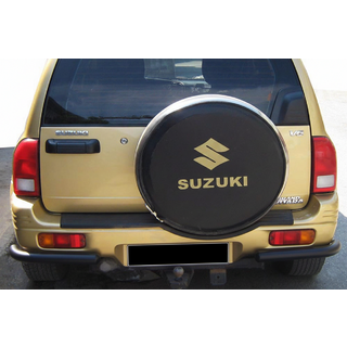 Heckschutz AK003 Schwarz (Edelstahl) Suzuki Vitara 1998-2006