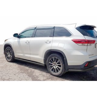Hintere Eckschutzrohre Black (2 Stk., Edelstahl) Toyota Highlander 2013-2019 Foto 2