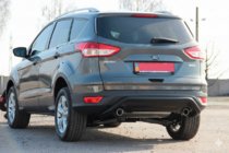 Ford Kuga 2008-2013 Heckbügel AK007 Schwarz (Edelstahl) Foto 5