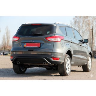 Heckbügel AK007 Schwarz (Edelstahl) Ford Kuga 2008-2013 Foto 2