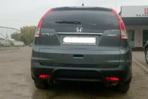 Honda CRV 2012-2016 Heckbügel AK007 Schwarz (Edelstahl) Foto 3