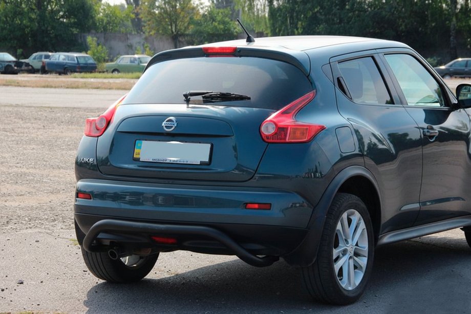 Nissan Juke 2010-2019 Heckbügel AK007 Schwarz (Edelstahl) Image