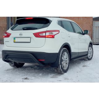 Heckbügel AK007-1 Schwarz (Edelstahl) Nissan Qashqai 2014-2021 Foto 1