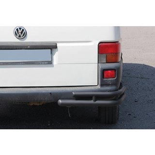 Doppelte hintere Eckschutzrohre AK003-Double Black (2 Stk., Edelstahl) Volkswagen T4 Transporter 1990-2003 Foto 2