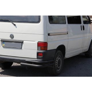 Doppelte hintere Eckschutzrohre AK003-Double Black (2 Stk., Edelstahl) Volkswagen T4 Caravelle/Multivan 1990–2003 Foto 4