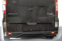 Renault Trafic 2001–2015 Heckschutz AK006 Schwarz (Edelstahl) Foto 1