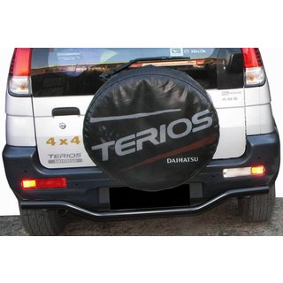 Heckbügel AK007 Schwarz (Edelstahl) Daihatsu Terios 2003-2005