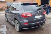 Renault Koleos 2008-2016 Heckbügel AK002-1 Schwarz (Edelstahl) Foto 4