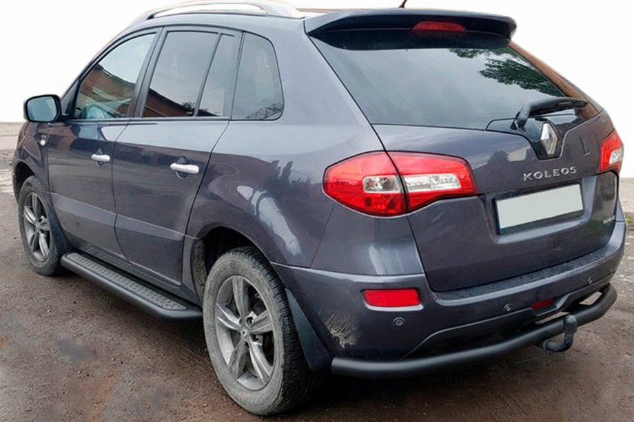 Renault Koleos 2008-2016 Heckbügel AK002-1 Schwarz (Edelstahl) Image