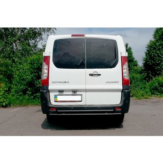 Hinterer Überrollbügel AK-002-Doppel Black (Edelstahl) Peugeot Expert 2007-2016 Foto 3