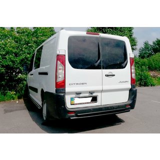 Hinterer Überrollbügel AK-002-Doppel Black (Edelstahl) Peugeot Expert 2007-2016 Foto 1