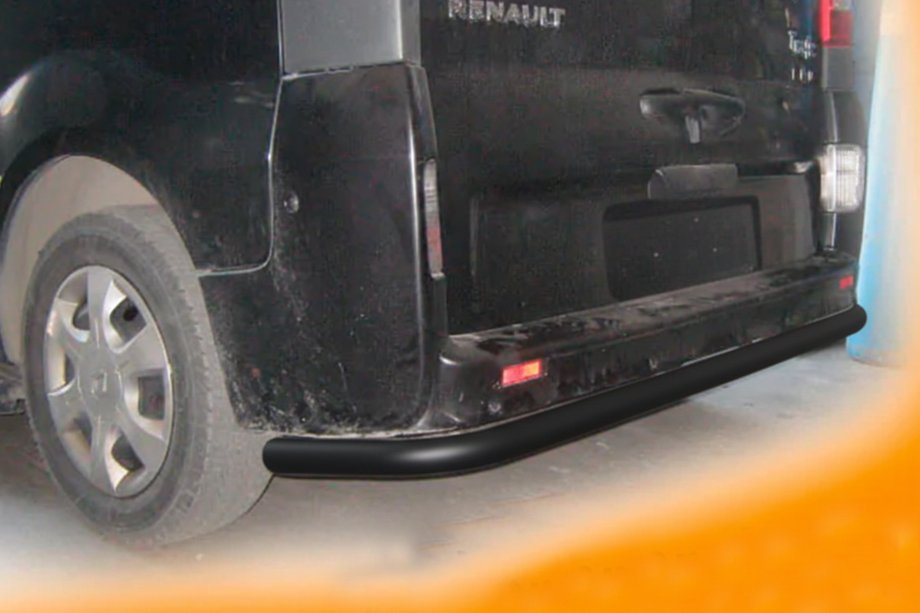Nissan Primastar 2002-2014 Heckschutz AK005 Schwarz (Edelstahl) Foto 2