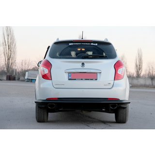 Heckbügel AK005 Schwarz (Edelstahl) SsangYong Korando 2010-2019 Foto 2