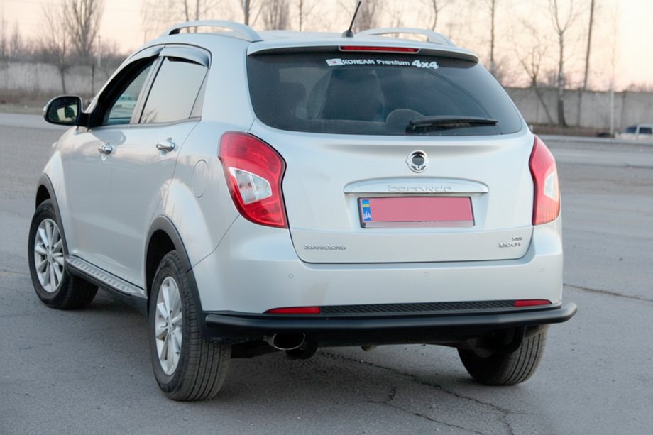 SsangYong Korando 2010-2019 Heckbügel AK005 Schwarz (Edelstahl) Image