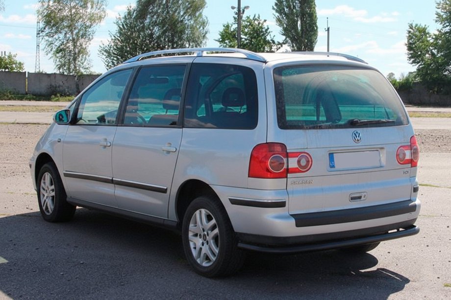 Ford Galaxy 1995-2006 Heckschutz AK005 Schwarz Foto 3