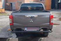 Fiat Fullback 2016- Heckschutz AK005 Schwarz (Edelstahl) Foto 3