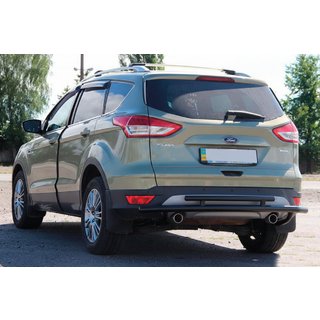 Heckbügel AK002-2 Schwarz (Edelstahl) Ford Kuga/Escape 2013-2019 Foto 1