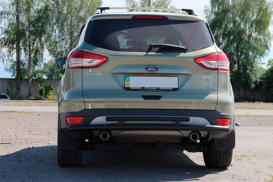 Ford Kuga/Escape 2013-2019 Heckbügel AK002-2 Schwarz (Edelstahl) Foto 2