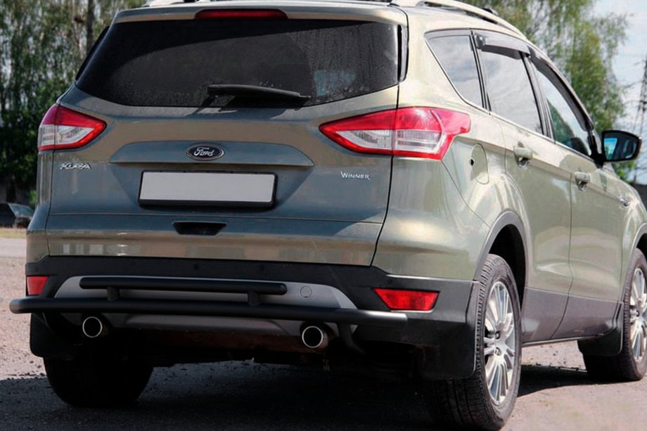 Ford Kuga/Escape 2013-2019 Heckbügel AK002-2 Schwarz (Edelstahl) Foto 3