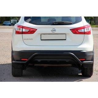 Heckbügel AK007-Plus Schwarz (Edelstahl) Nissan Qashqai 2014-2021 Foto 1