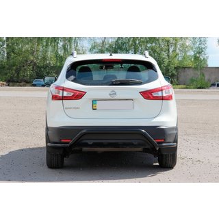 Heckbügel AK007-Plus Schwarz (Edelstahl) Nissan Qashqai 2014-2021 Foto 4