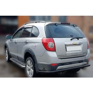 Heckschutz AK005 Schwarz (Edelstahl) Chevrolet Captiva 2006-2019 Foto 1