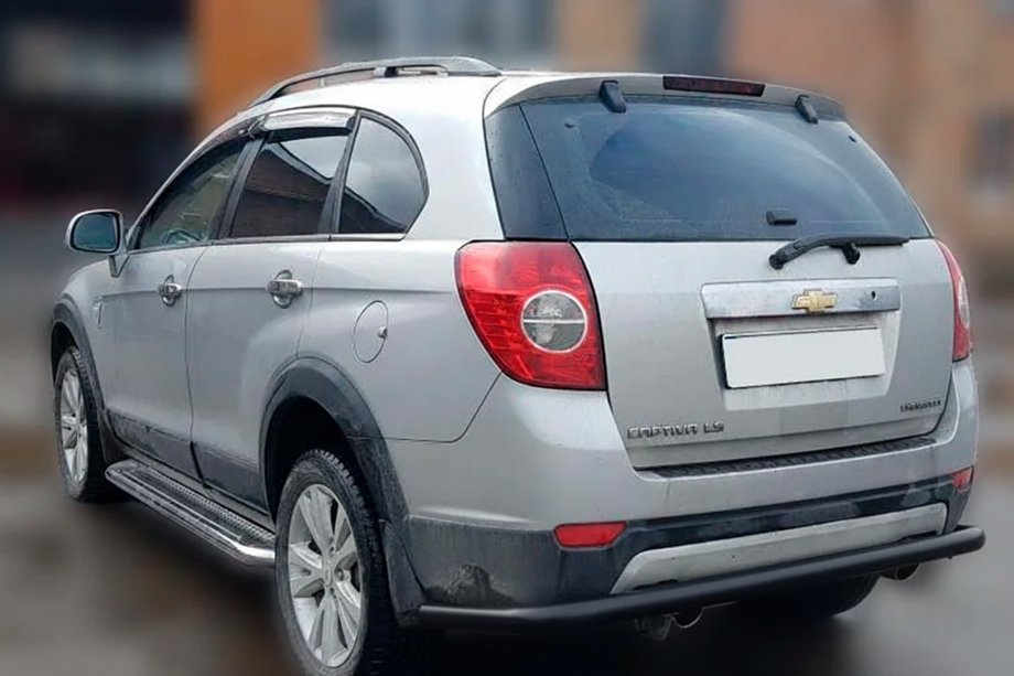Chevrolet Captiva 2006-2019 Heckschutz AK005 Schwarz (Edelstahl) Foto 1