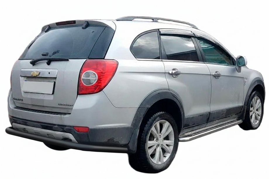 Chevrolet Captiva 2006-2019 Heckschutz AK005 Schwarz (Edelstahl) Foto 3