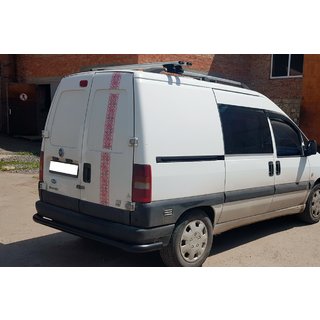 Heckschutz AK005 Schwarz (Edelstahl) Fiat Scudo 1996-2007 Foto 3
