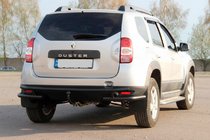 Renault Duster 2008–2017 Heckbügel AK005-Special Black (Edelstahl) Foto 1