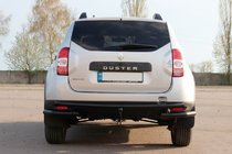 Dacia Duster 2008-2018 Heckbügel AK005-Special Black (Edelstahl) Foto 2