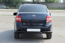 Lada Granta 2011- Heckbügel AK003-2 Schwarz Foto 3