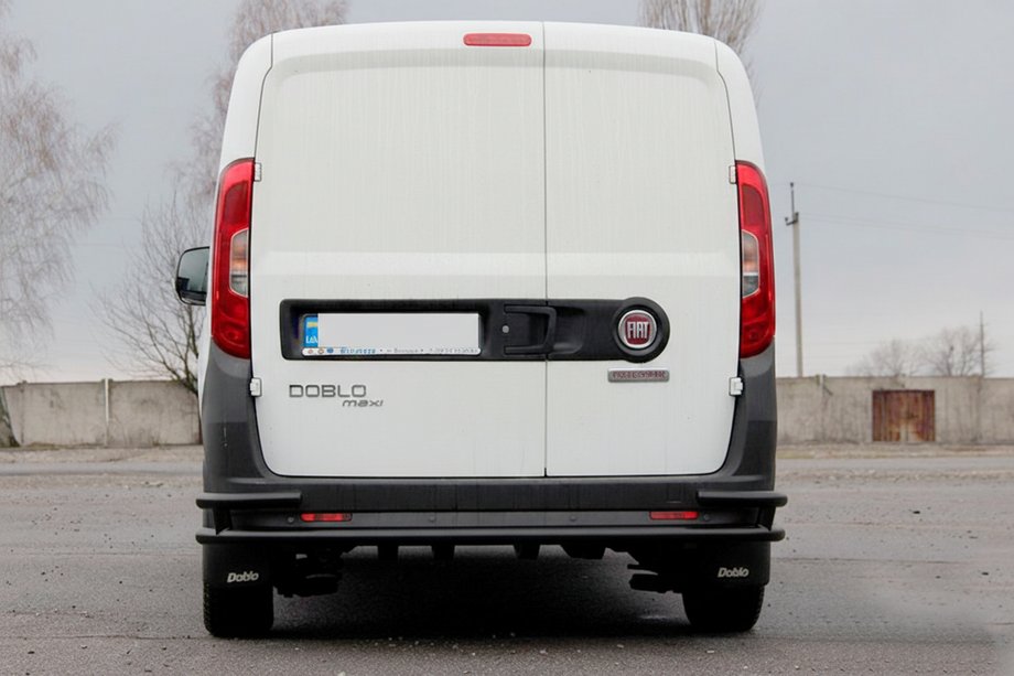 Opel Combo 2012-2018 Hinterer Überrollbügel AK005/2-Doppel Black (Edelstahl) Image