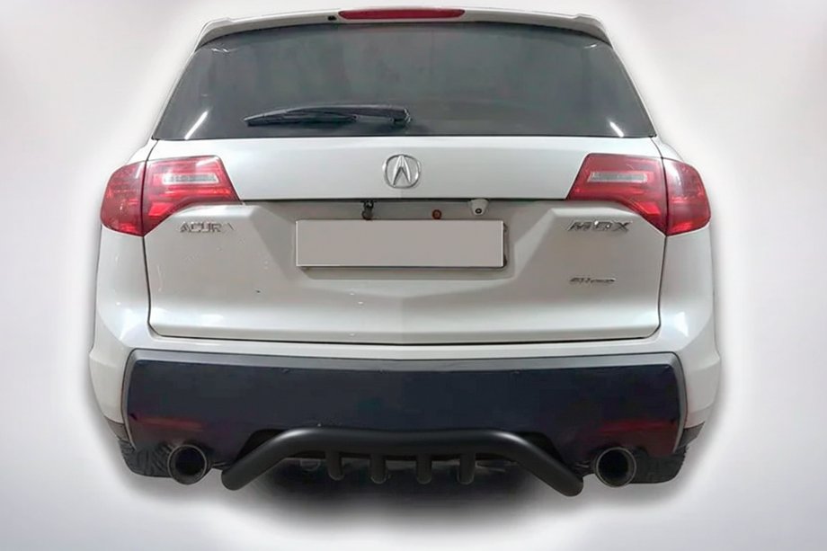Acura MDX 2007-2013 Heckschutzbügel B1-47 Schwarz (Edelstahl) Foto 1
