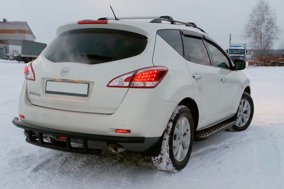 Nissan Murano 2008-2014 Hinterer Überrollbügel AK Black (Edelstahl) Foto 1