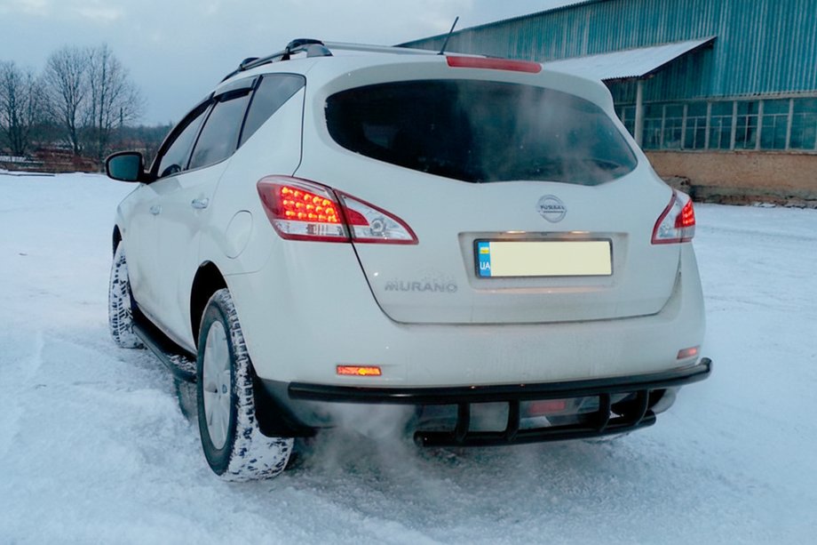 Nissan Murano 2008-2014 Hinterer Überrollbügel AK Black (Edelstahl) Foto 2