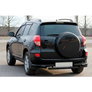 Hinterer Unterfahrschutz AK005-2 Schwarz (2 Stk., Edelstahl) Toyota Rav 4 2006-2013 Foto 3