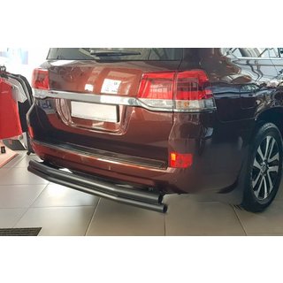 Hinterer Unterfahrschutz AK002-double Schwarz (2 Stk., Edelstahl) Toyota Land Cruiser 200 2007-2021 Foto 1