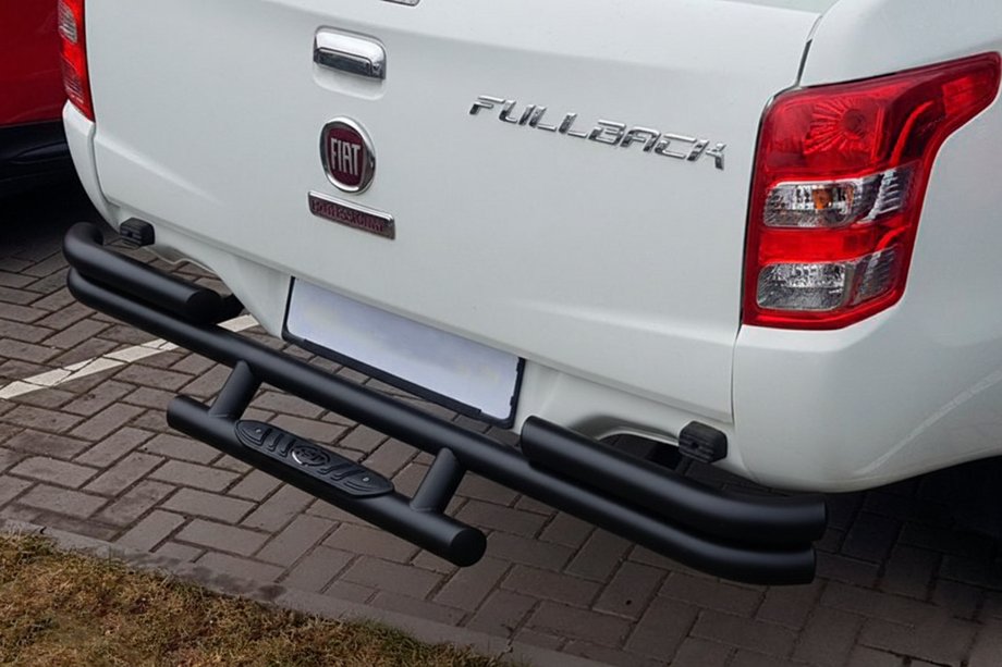 Fiat Fullback 2016- Heckschutz AK-Special Black (Edelstahl) Image