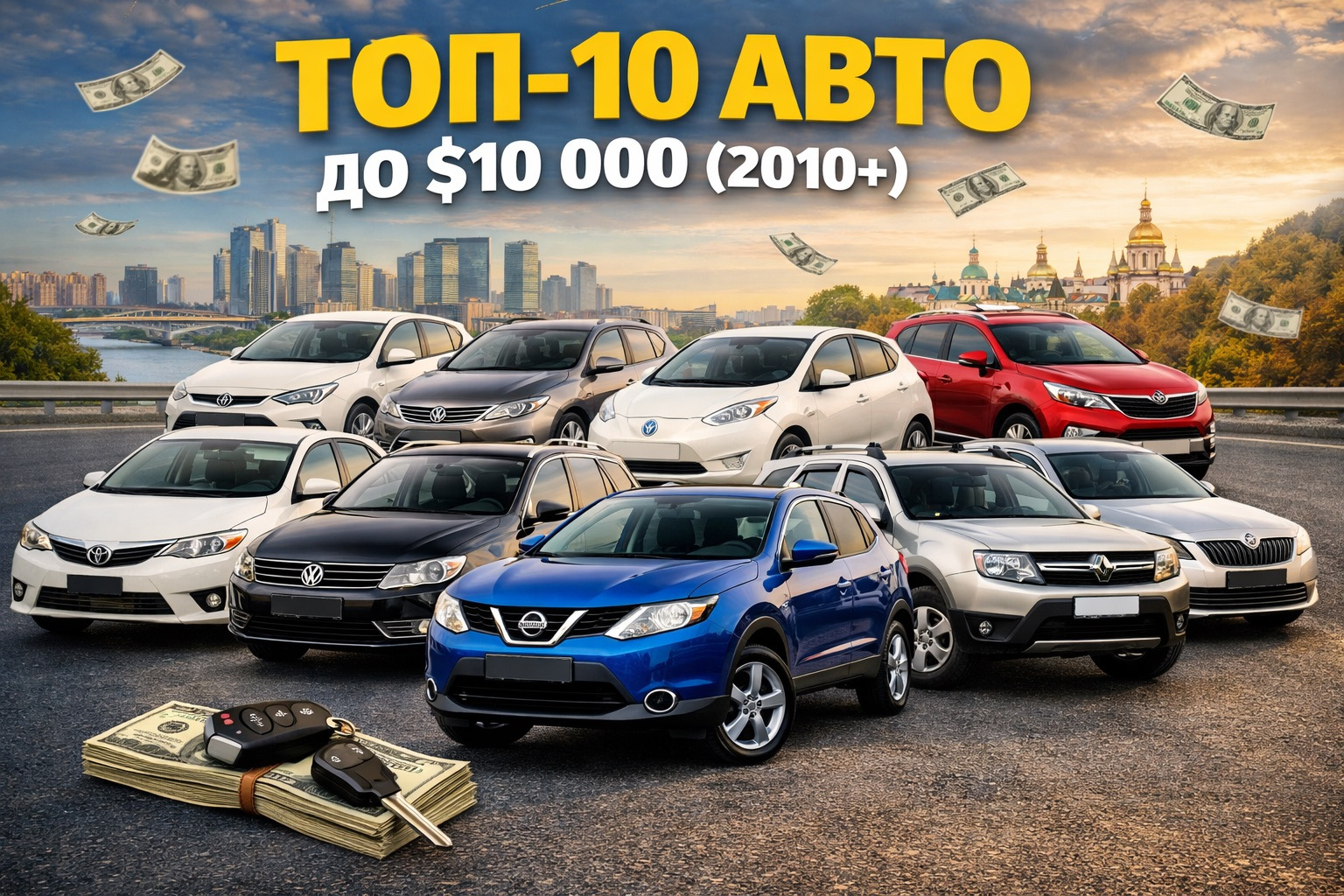 Top 10 Gebrauchtwagen bis 10.000 $ in der Ukraine und Europa