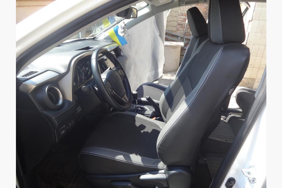 Toyota Rav 4 2013-2018 Autositzbezüge (Kunstleder↗Stoff, Premium) Foto 13