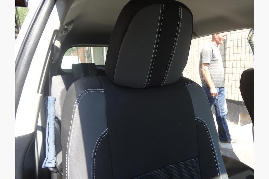 Toyota Rav 4 2013-2018 Autositzbezüge (Kunstleder↗Stoff, Premium) Foto 31