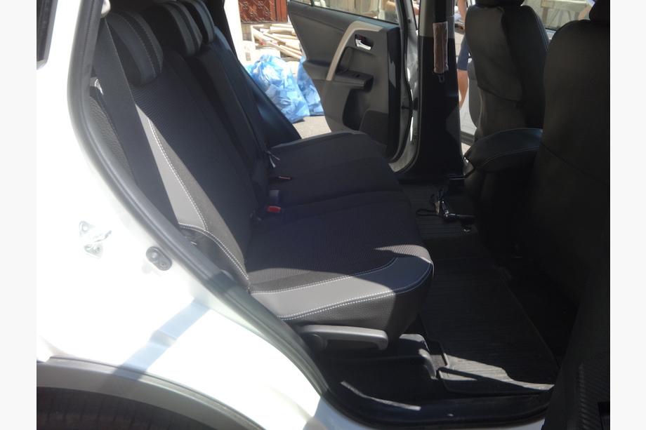 Toyota Rav 4 2013-2018 Autositzbezüge (Kunstleder↗Stoff, Premium) Foto 35