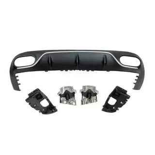 Heckdiffusor Black mit Chrome Endrohren (Design AMG53) Foto 2