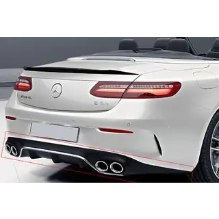 Heckdiffusor Black mit Chrome Endrohren (Design AMG53) Foto 1