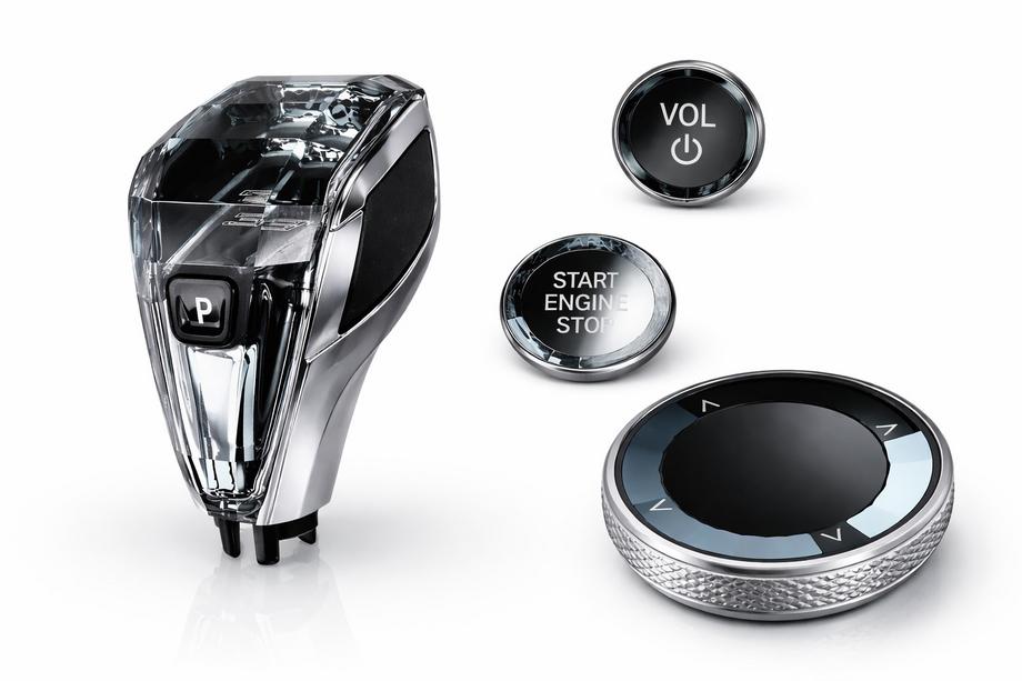 BMW X6 G06 2019–2027 Set Kristallelemente Innenraum (Automatik-Wahlschalter + Tasten) Foto 3