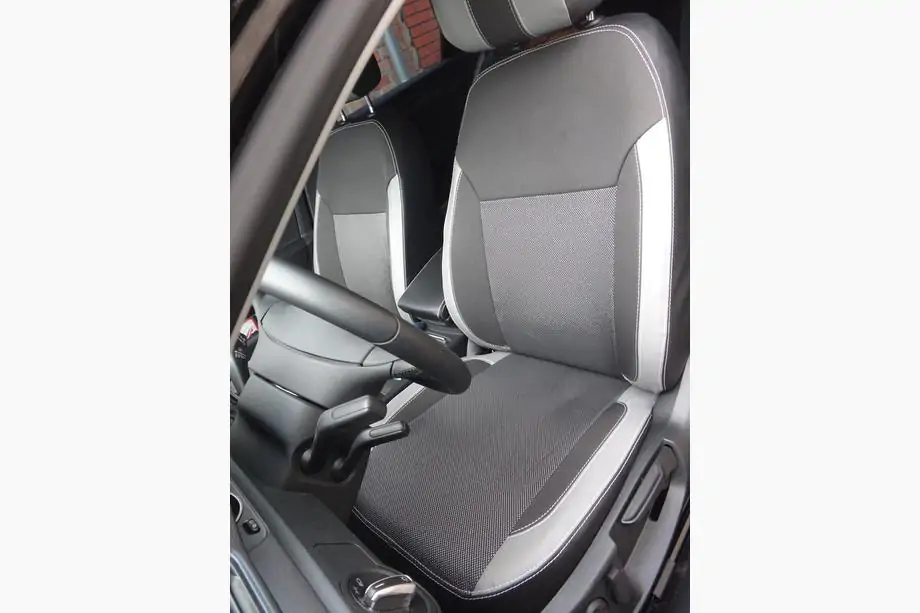 Volkswagen Passat B7 2012-2015 Autositzbezüge (Kunstleder↗Stoff, Premium) Foto 12