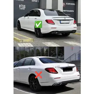 Premium Hintere Schmutzfänger für AMG-Line (4 Stk.) Mercedes E-class W213 2016-2023 Foto 2