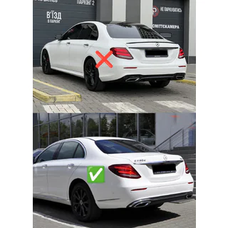 Premium Spritzschutz vorne für Base (2 Stk) Mercedes E-class W213 2016-2023 Foto 2