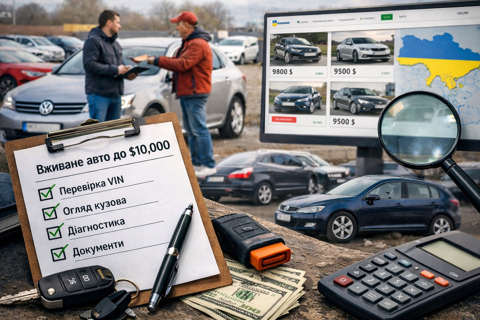 Gebrauchtwagen bis 10.000 $: einen guten Kauf in der Ukraine finden